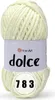 YarnArt Dolce Garn, 100% Polyester, Farbe hellgelb 783, Produktbild-Vorschau 2