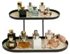 Elegante Parfumorganizer van Metaal en Faux Leer Productafbeelding-voorbeeld 1