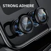 Close-up of multiple camera lenses with blue lightning effects, suggesting strong adhesion or protection. Produktbild-Vorschau