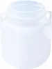 A white plastic barrel with handles and a threaded opening. Produktbild-Vorschau