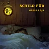 A child sleeping in bed with stuffed animals, with a Harry Potter themed sign above. Produktbild-Vorschau