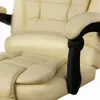 MALATEC 23287 Bürostuhl mit Fußstütze beige Produktbild-Vorschau 3