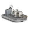 Zeller Geschirrabtropfständer, grau, 45 x 32 x 13 cm, 24890 Produktbild-Vorschau 4