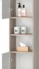 Vicco Koupelnová skříňka Luis, 32 x 190 cm, Sonoma/Bílá Náhled obrázku produktu 6