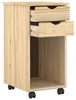 vidaXL Rolovací skříňka, 34 x 39 x 65,5 cm, masivní Náhled obrázku produktu 3