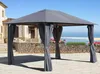 Metall Garten Pavillon Nizza 3x4m Grau mit 4 Seitenteilen Produktbild-Vorschau 1