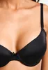 Close-up of a woman wearing a black bra. Produktbild-Vorschau