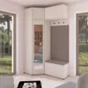 Garderoben-Set Napoli Version 19: Eckschrank mit Produktbild-Vorschau 5