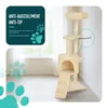 VOUNOT® Arbre à chat 112cm, Arbre à chat multi-niveaux avec Voir les images du produit 4