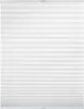 A white pleated blind is shown against a white background. Produktbild-Vorschau