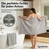 Komfortec 2er Saunatuch Set 80x200 cm aus 100% Baumwolle, Produktbild-Vorschau 2