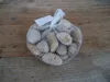 3 Kilo Flusssteine Dekosteine Zierkies Flusskiesel creme Produktbild-Vorschau 2