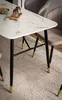 FineBuy Esszimmertisch Weiß 180 cm Esstisch in Marmor-Optik Produktbild-Vorschau 4