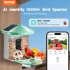 Inteligentní ptačí krmítko VEVOR 2K HD AI identifikuje více Náhled obrázku produktu 2