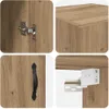 Szafka wisząca Dąb rzemieślniczy 69,5 x 34 x 90 cm Podgląd zdjęcia produktu 9