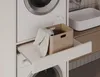 Armoire pour lave-linge et sèche-linge avec étagère Voir les images du produit 8