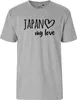 Huuraa Herren T-Shirt Japan my love L Sport Grey Bio Produktbild-Vorschau 2