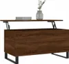 vidaXL Konferenční stolek Brown Oak Optics 90x44,5x45 cm Náhled obrázku produktu 3