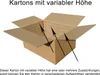 1x Faltkarton  600x400x(200)-400mm mit variabler Höhe Produktbild-Vorschau 2