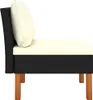 vidaXL Mittelsofa Poly Rattan und Eukalyptus Massivholz -  Produktbild-Vorschau 11