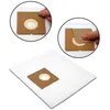 A vacuum cleaner bag is shown with two inset images demonstrating how to attach it. Produktbild-Vorschau
