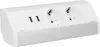 Orno Möbelsteckdose 2X2P+Z+Usb, Schuko Weiß-Silber Produktbild-Vorschau 3