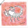 ARTland Poster Serie Sternzeichen Skorpion Größe: 30x30 cm Produktbild-Vorschau 1