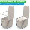 YourCasa® Biomülleimer Küche - 6L mit Deckel und Produktbild-Vorschau 4
