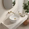 Lavabo Da Appoggio Rea Vanda 40 Mini Bianco Anteprima dell’immagine prodotto 3