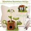 COSTWAY Arbre à chat, arbre à chat avec niche pour chats, Voir les images du produit 8