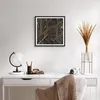 Gerahmtes Poster - Schwarzer Rahmen - Ornament Gold Schwarz Produktbild-Vorschau 6