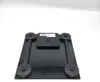 A black digital bathroom scale is shown from a top-down perspective against a white background. Podgląd zdjęcia produktu