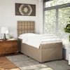 vidaXL Boxspringbett mit Matratze Cappuccino-Braun 90x190cm Produktbild-Vorschau 4