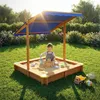 Pieskovisko ML-Design so strechou 118 x 118 cm, detské Náhľad obrázku produktu 8