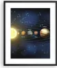 Gerahmtes Poster - Schwarzer Rahmen - Kosmos Planet - 40x50 Produktbild-Vorschau 1