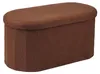 Relaxdays Sitzbank, Teddystoff, Stauraum, gepolstert, Flur, Produktbild-Vorschau 10