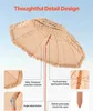 SucceBuy Słomiany parasol w stylu hawajskim na plażę i Podgląd zdjęcia produktu 6