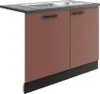 Optifit Spülenschrank inkl Spüle Geschirrspülerblende für Produktbild-Vorschau 1