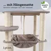 Lycce Kratzbaum groß, mehrstöckiger Katzenbaum inkl. 10 Produktbild-Vorschau 5