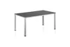 KETTLER Cubic Dining-Tisch 160x90 cm silber/anthrazit, Produktbild-Vorschau 1