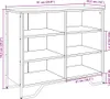 vidaXL Kredens dąb sonoma 91x35,5x74,5 cm Materiał Podgląd zdjęcia produktu 8