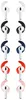 kwmobile 5 Ohrhalter kompatibel mit Apple Airpods 4 - Produktbild-Vorschau 1