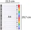 EXACOMPTA 1112E Cartelle di cartone EXACOMPTA 1-12, DIN A4, Anteprima dell’immagine prodotto 6