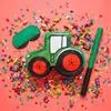 Zestaw piñata Relaxdays, 3 elementy, traktor, do Podgląd zdjęcia produktu 5