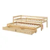 Doppel-Kinderbett 'Sonkajärvi' mit Schubladen 90x200cm Produktbild-Vorschau 7