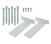 Moderne T-Halterung 150 mm in Weiß, 2 Stück Produktbild-Vorschau 3