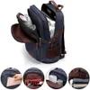 Grosse Kapazität Frau Herren Canvas Laptop Rucksack Produktbild-Vorschau 4