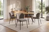 riess-ambiente Stuhl LYON grau beige schwarz Chenille Produktbild-Vorschau 3
