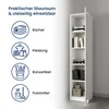 Bücherregal Kleiderschrank Regal 40 cm breit Schrank Produktbild-Vorschau 6