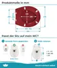 Calmwaters® Premium WC Sitz einfache Montage, Produktbild-Vorschau 5